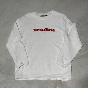 Ursuline Academy St Louis Shirt Men's Size M Pennant Waffle Pullover School